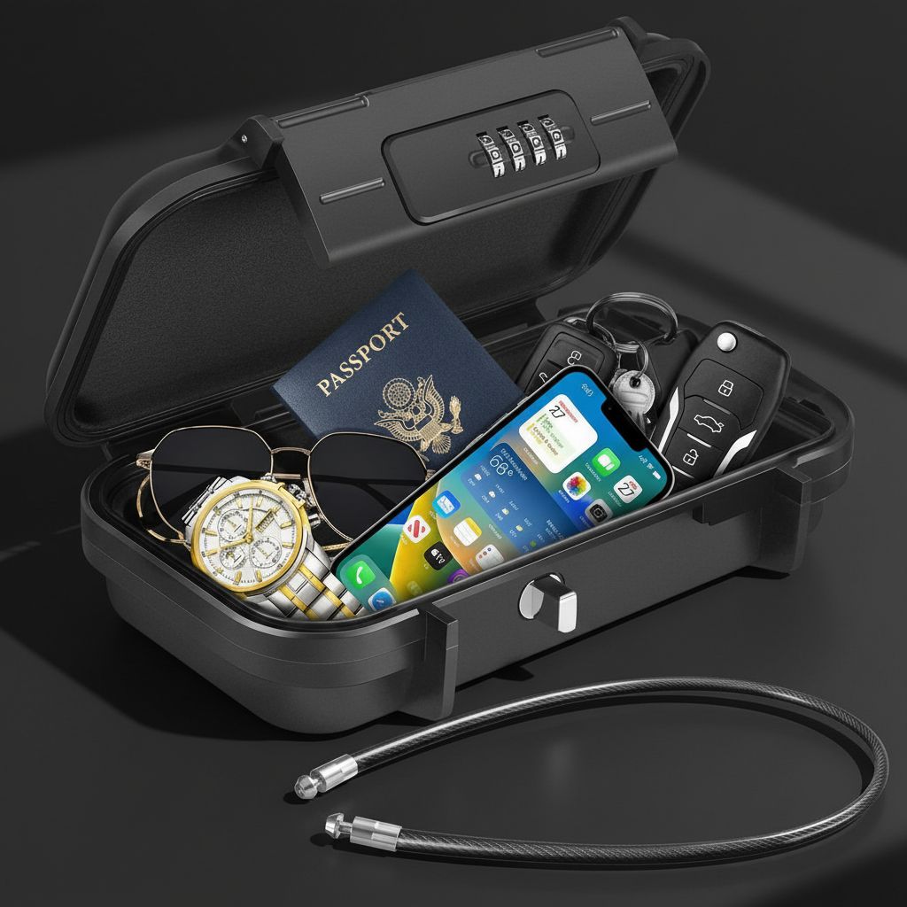 AI generated product image for Portable Safe Lockbox